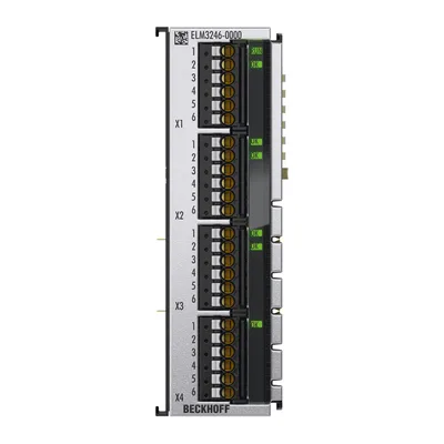 Beckhoff ELM3246-0000 EtherCAT Terminal, 6-channel analog input, temperature, RTD, 24 bit, high-precision, 1 ksps