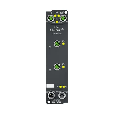 Beckhoff EP1122-0001 EtherCAT Box, 2-port junction, M8