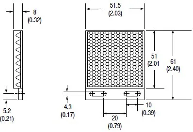 Allen Bradley 92-109 Reflectors for Photo Sensor