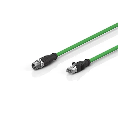 Beckhoff ZK1096-8191-0xxx Industrial Ethernet/EtherCAT G/G10 cable, Cat6/Cat6A, PUR, 4 x 2 x AWG26, fixed installation