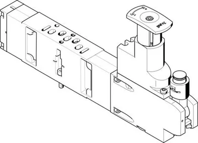 Festo VABF-S3-2-R6C2-C-10 Regülatör plakası