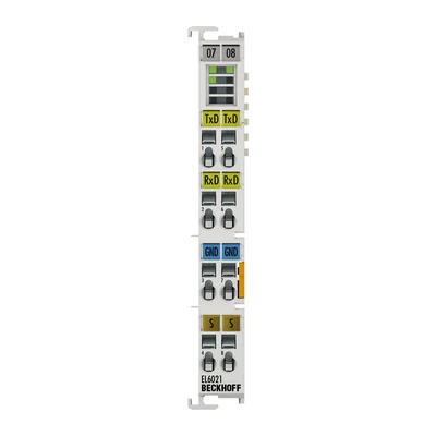 Beckhoff EL6021 EtherCAT Terminal, 1-channel communication interface, serial, RS422/RS485