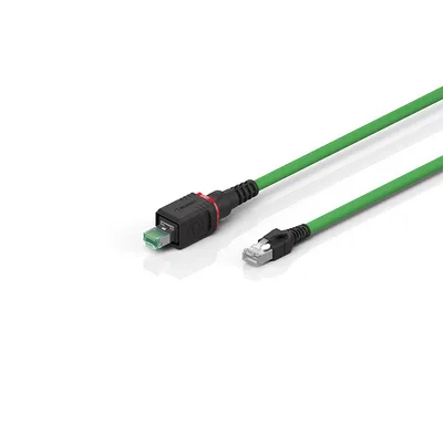 Beckhoff C9900-K959…K969 Industrial Ethernet/EtherCAT cable, PUR, 4 x 2 x AWG26/7, fixed installation, green, Cat6A
