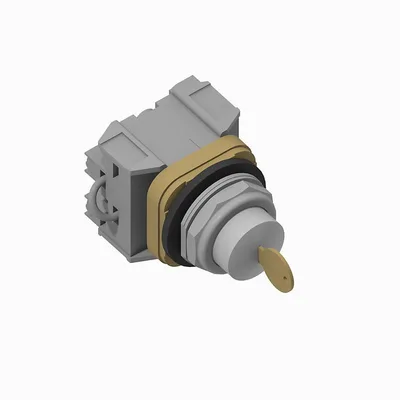 Allen Bradley 800TC-E15A5S 30 mm Cyl Lock Push-Button 800T PB