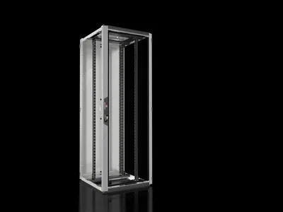 Rittal VX 5312.124 VX IT, 19" mounting angles, standard, front and rear, glazed door, WHD: 800 x 2200 x 800 mm, 47 U