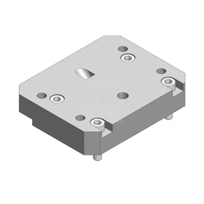 Dopag 1026308 Adaptor plate M6 (40x70 mm) to M8 (38x80 mm)