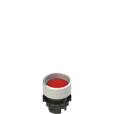 Pizzato E2 1PU2P3290 Spring-return red booted pushbutton