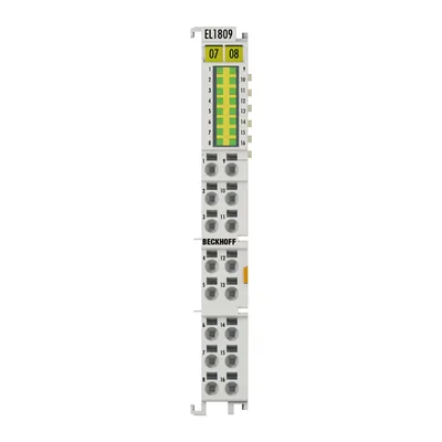 Beckhoff EL1809 EtherCAT Terminal, 16-channel digital input, 24 V DC, 3 ms