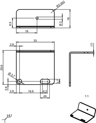 Leuze Blende BR25B 2mm Diyafram