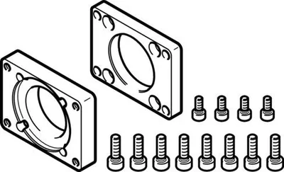 Festo EAMF-A-28B-28A Motor flanşı