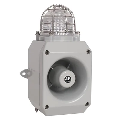 Allen Bradley 855XM-CGMD24DA7 Haz Loc Metal Horn with Beacon 24V DC