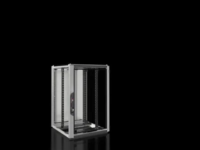 Rittal VX 5303.124 VX IT, 19" mounting angles, standard, front and rear, glazed door, WHD: 800 x 1200 x 800 mm, 24 U
