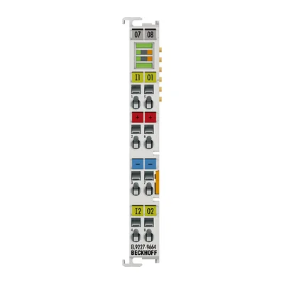 Beckhoff EL9227-9664 Overcurrent protection terminal, 24 V DC, 2-channel, 6 A/4 A, extended functionalities