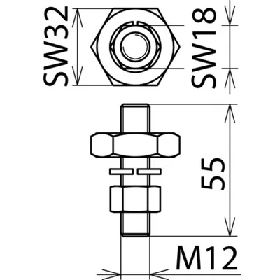 Dehn + Söhne AS SCHR M12 55