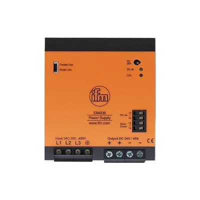 IFM PSU-3AC/24VDC-40A Anahtarlamalı güç kaynağı 24 V DC