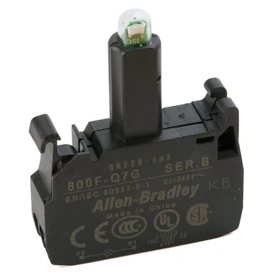 Allen Bradley 800F-Q7G 22mm LED Module 800F PB