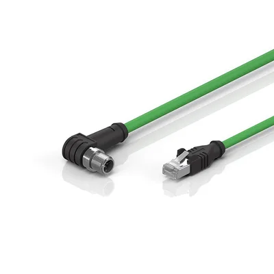 Beckhoff ZK1096-8391-0xxx Industrial Ethernet/EtherCAT G/G10 cable, Cat6/Cat6A, PUR, 4 x 2 x AWG26, fixed installation