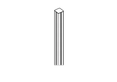 Schmersal MOUNTING POST 1250MM ST 1250