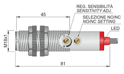 Aeco FT18ELCBRNPN NO+NC  RICEVITORE