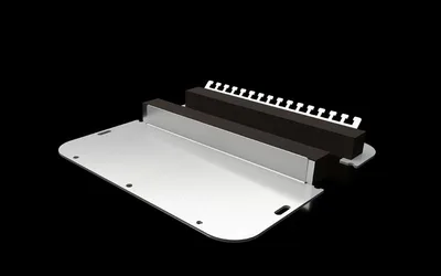 Rittal SZ 2565.450 SZ Metal flanş plakası iki parçalı, AX için, elastik sıkma profili, GD: 301x221 mm, flanş plakası boyutu 5 için