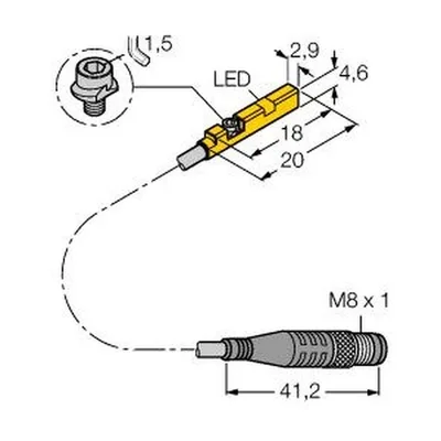 Turck BIM-UNR-AP6X-0.3-PSG3M