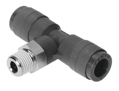 Festo QST-V0-1/8-8 T-Çabuk Bağlantı Rakoru