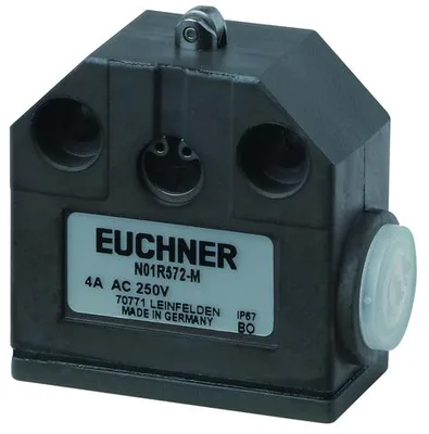 Euchner N01R550-MC1526 Precision single limit switch N01, roller plunger, plug connector M12