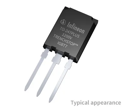 Infineon IKQ75N120CH7 1200 V, 75 A IGBT with anti-parallel diode in TO-247PLUS-3pin package