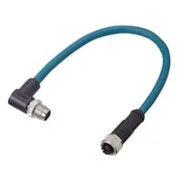 Keyence OP-88825 Conversion cable for Ethernet cable, M12 X-coded 8-pin, Right-angled