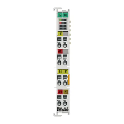Beckhoff EL3201-0010 EtherCAT Terminal, 1-channel analog input, temperature, RTD (Pt100), 16 bit, high-precision