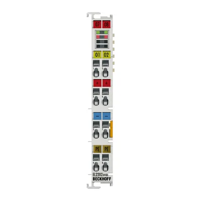 Beckhoff EL2202-0100 EtherCAT Terminal, 2-channel digital output, 24 V DC, 05 A, push-pull, tristate, distributed clocks