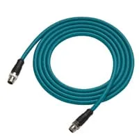 Keyence OP-88833 Ethernet cable, M12 X-coded 8-pin to M12 X-coded 8-pin, NFPA79 compliant, 10m