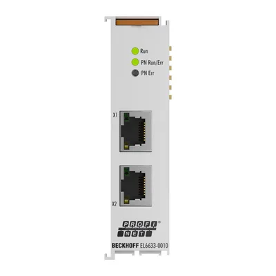 Beckhoff EL6633-0010 EtherCAT Terminal, 2-port communication interface, PROFINET RT, device