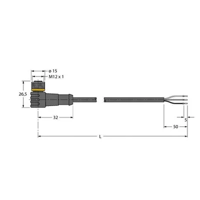 Turck WKC4T-10/TEL