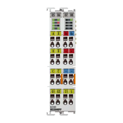 Beckhoff EL5101 EtherCAT Terminal, 1-channel encoder interface, incremental, 5 V DC (DIFF RS422, TTL), 1 MHz