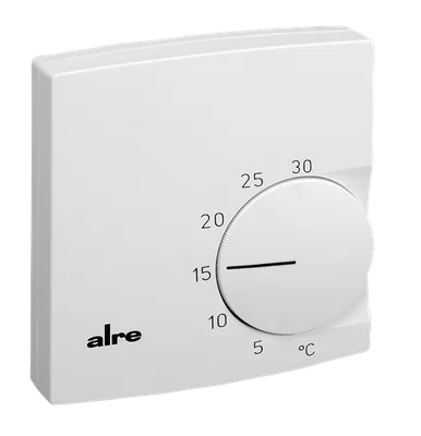 Alre KTRVB-048.100 Room thermostat, heating/cooling, surface-mounted, 24V AC/V DC, output 0…10V/10…0V, 2-pipe