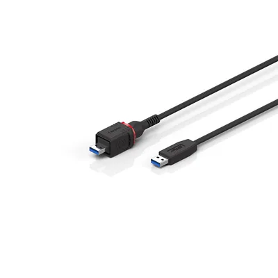 Beckhoff C9900-K986, -K987 USB cable, shielded, PVC, fixed installation, black