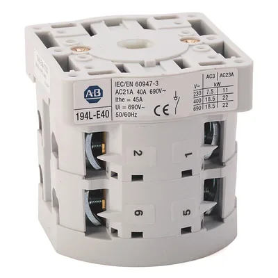 Allen Bradley 194L-E40-3254 40 A 194L Load Switch