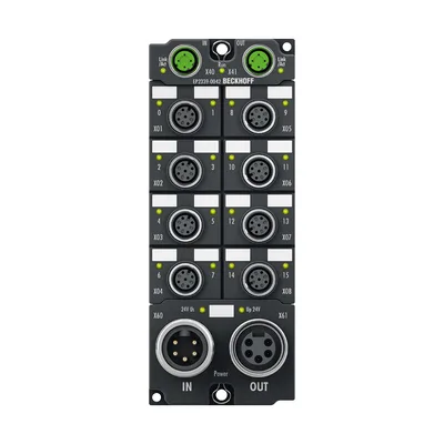 Beckhoff EP2339-0042 EtherCAT Box, 16-channel digital combi, 24 V DC, 3 ms, 05 A, M12