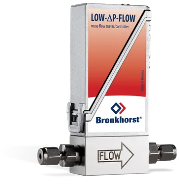 Bronkhorst LOW-ΔP-FLOW F-100D Mass Flow Meter for low pressure drop or corrosive gas service