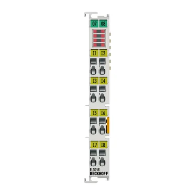 Beckhoff EL3058 EtherCAT Terminal, 8-channel analog input, current, 4…20 mA, 12 bit, single-ended