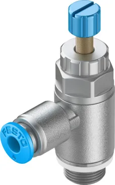 Festo GRLA-1/8-QS-4-RS-D Tek yönlü akış kontrol valfleri