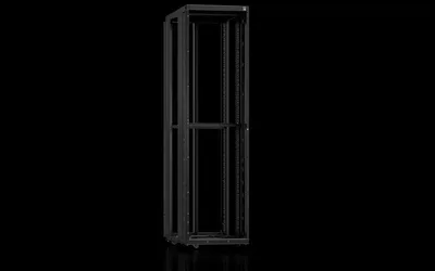 Rittal IT 7100.510 OCP door set, comprising a one-piece front door and two-piece rear door, RAL 9005, for OCP ORV3 rack, 44 U
