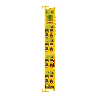Beckhoff EL1904 EtherCAT Terminal, 4-channel digital input, 24 V DC, TwinSAFE