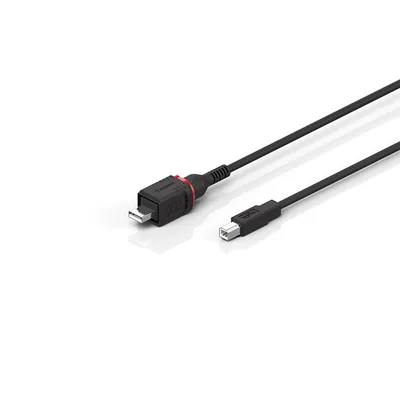 Beckhoff C9900-K942…K944 USB cable, shielded, PVC, fixed installation, black
