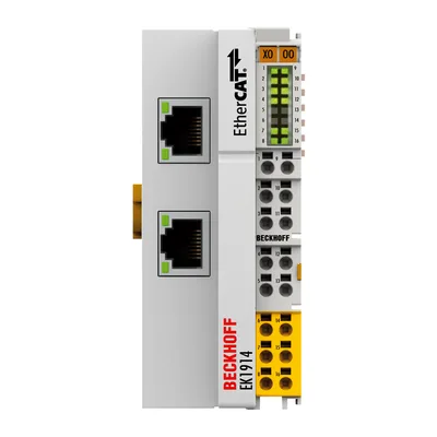 Beckhoff EK1914 EtherCAT Coupler with integrated digital standard and safety I/Os