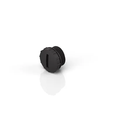 Beckhoff ZS5000-0040 blanking plug with outher thread for 7/8" socket, plastic, black, IP65/67