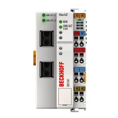 Beckhoff EK1541 EtherCAT Coupler with ID switch, plastic optical fiber