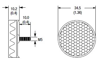Allen Bradley 92-105 Reflectors for Photo Sensor