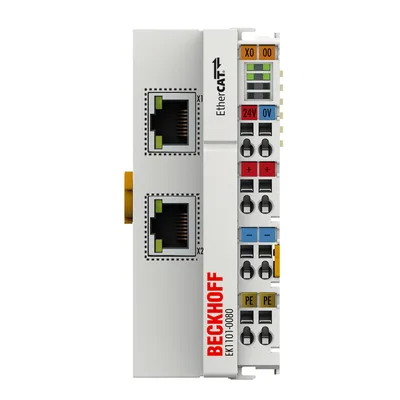 Beckhoff EK1101-0080 EtherCAT Coupler with ID switch, Fast Hot Connect